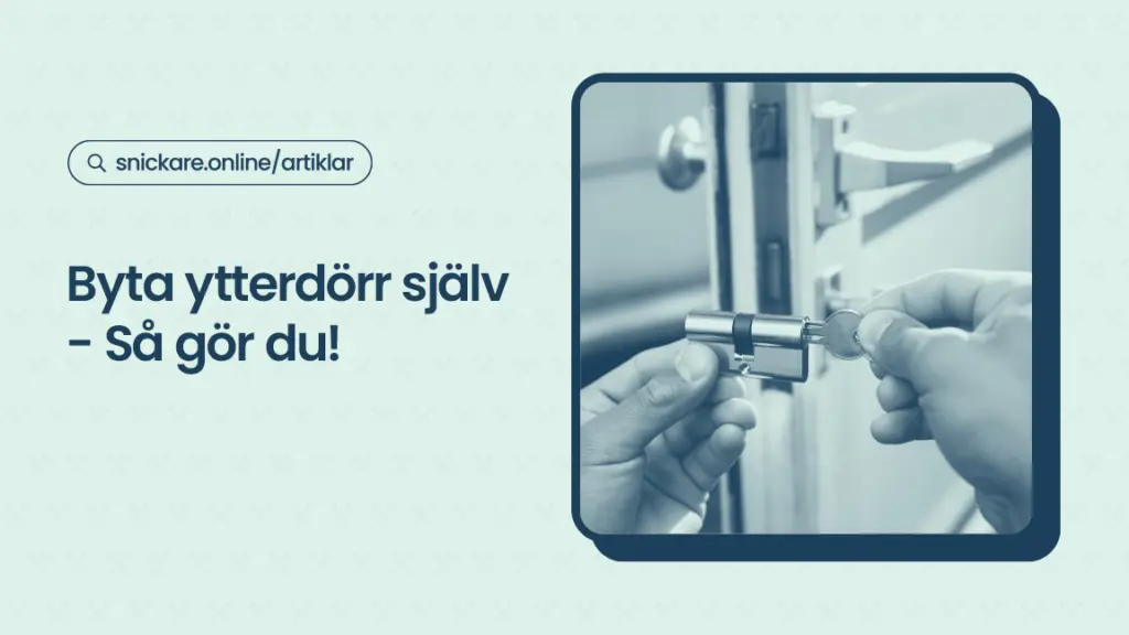 Byta ytterdorr sjalv