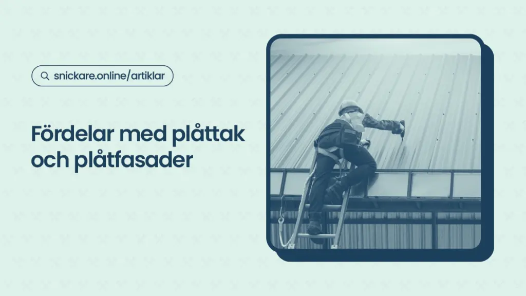 Fordelar med plattak och platfasader