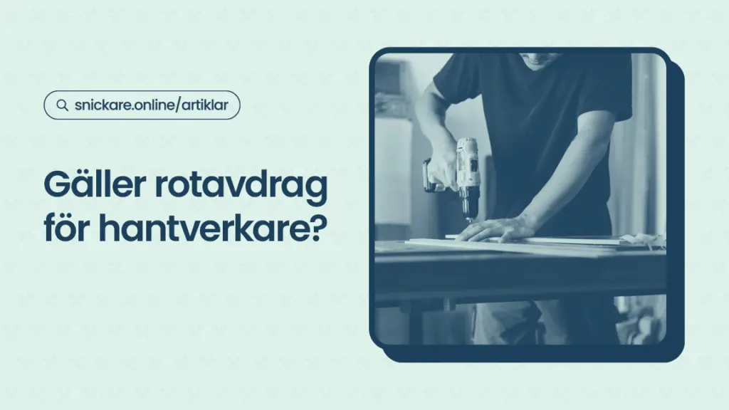 Galler rotavdrag for hantverkare