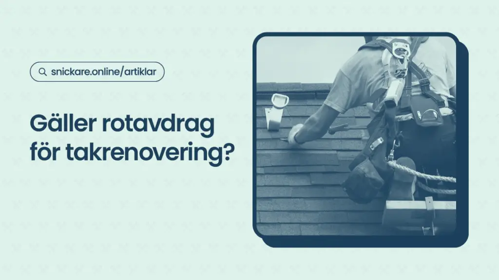 Galler rotavdrag for takrenovering