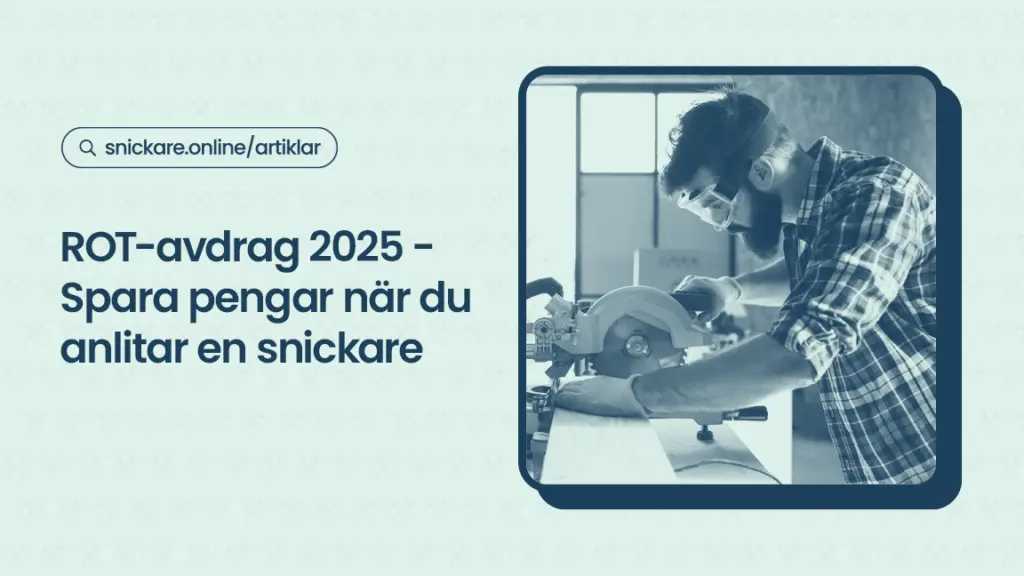 Rot avdrag 2025