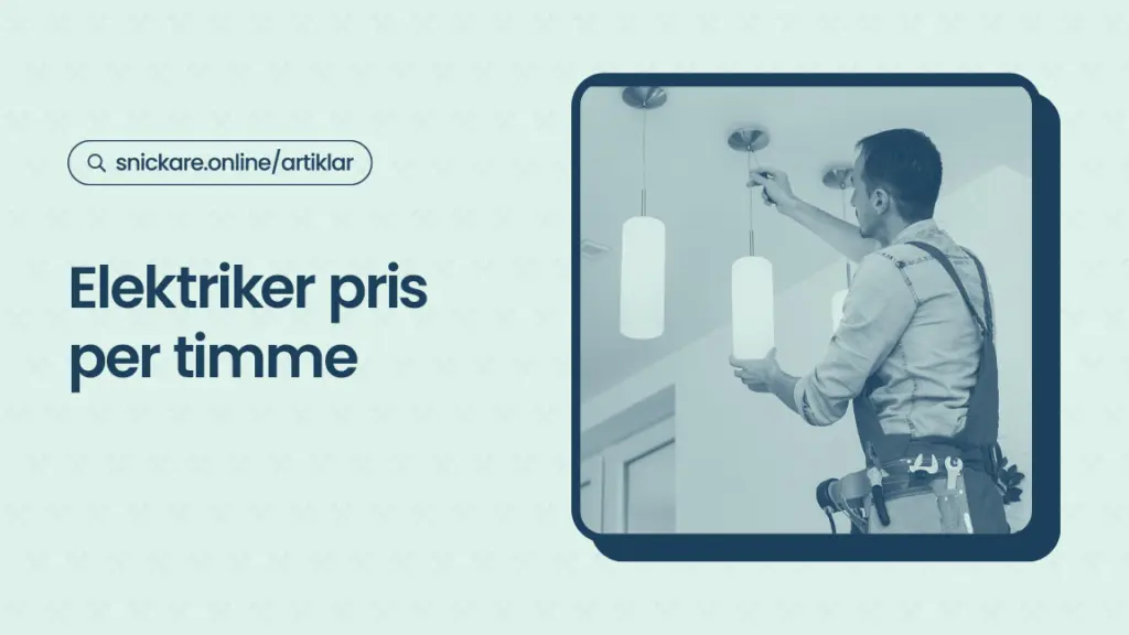 Elektriker pris per timme