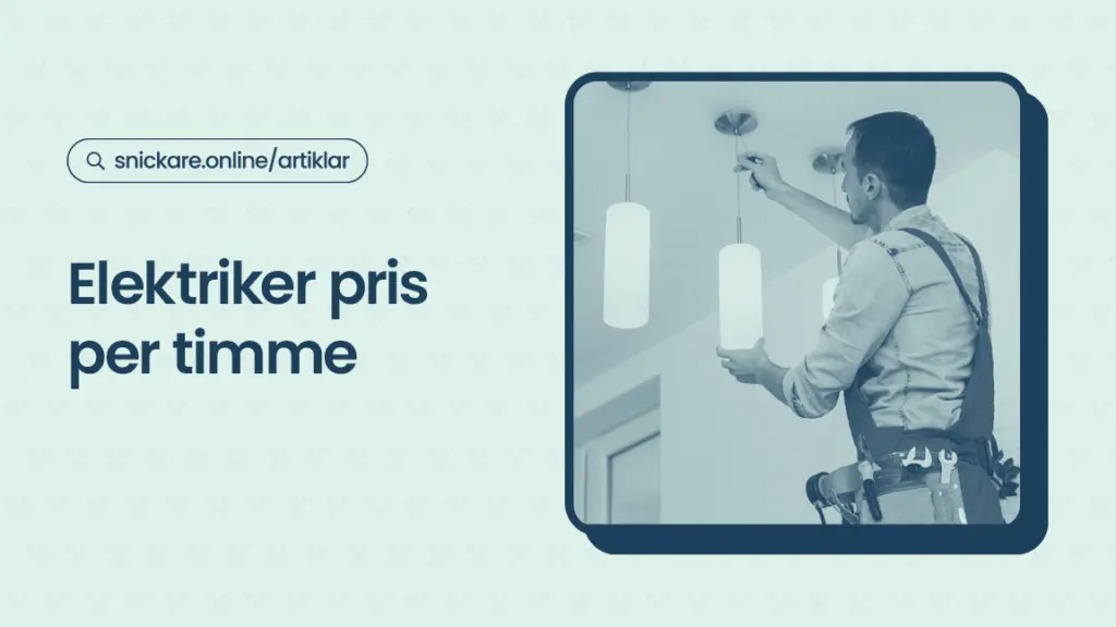 Elektriker pris per timme