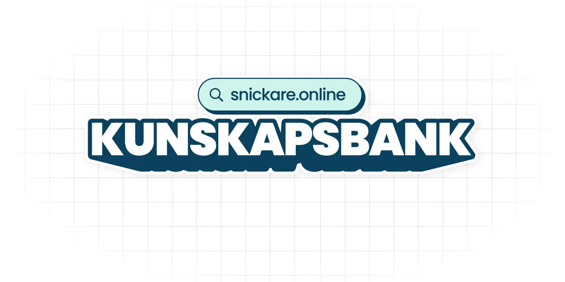 Snickare online kunskapsbank