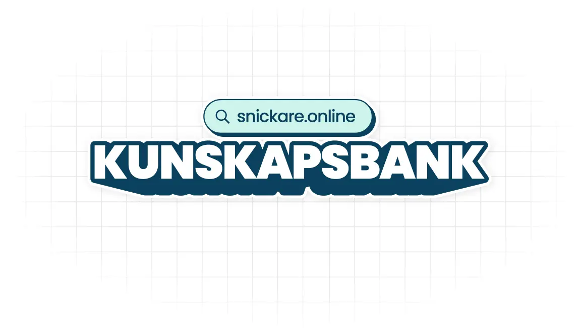 Snickare online kunskapsbank