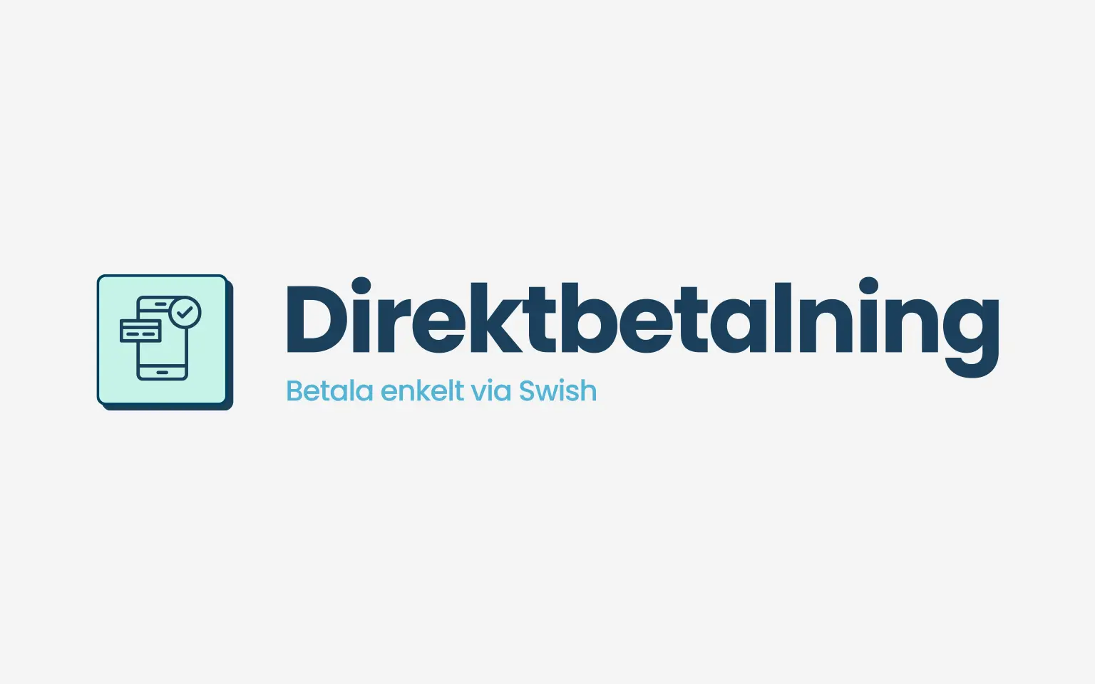 Direktbetalning via Swish