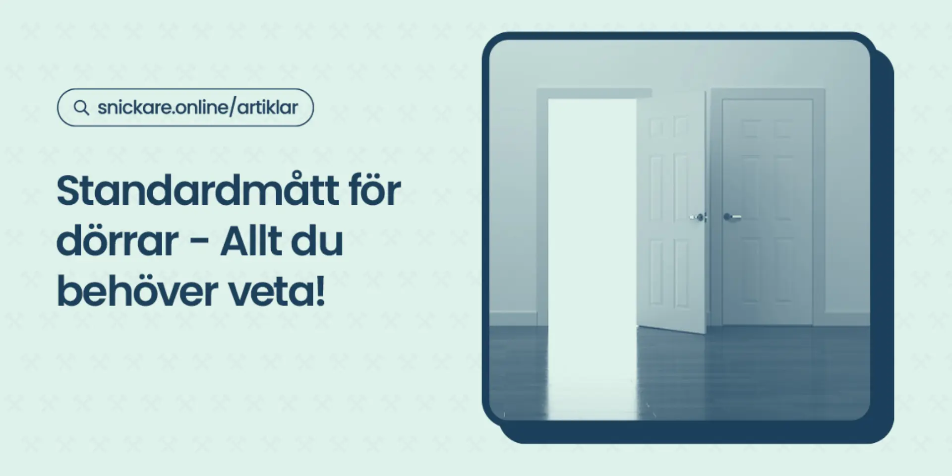 Standardmatt for dorrar