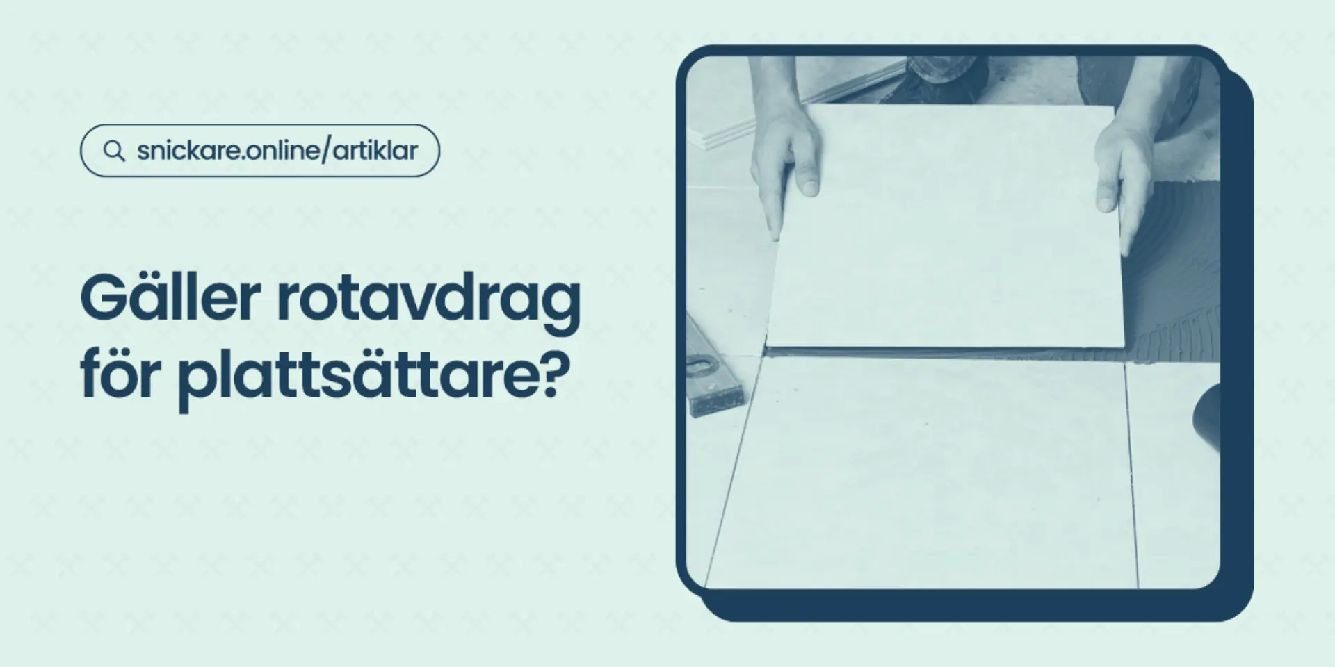 Galler rotavdrag for plattsattare