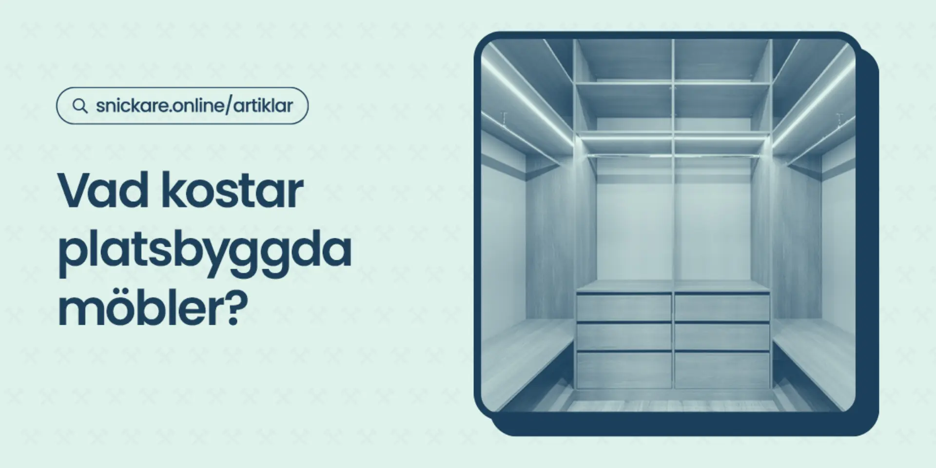 Vad kostar platsbyggda mobler