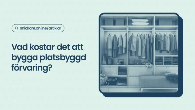 Vad kostar det att bygga platsbyggd forvaring